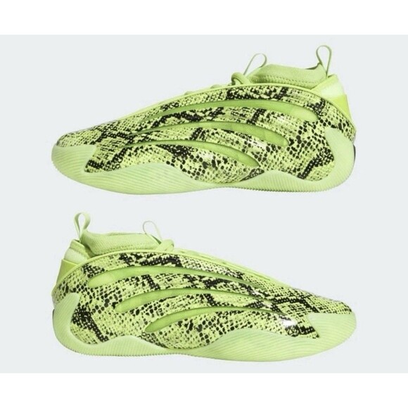 Adidas Harden Volume 9 “Green Snakeskin” Black Solar Slime Men’s (JR8289) New main image 8